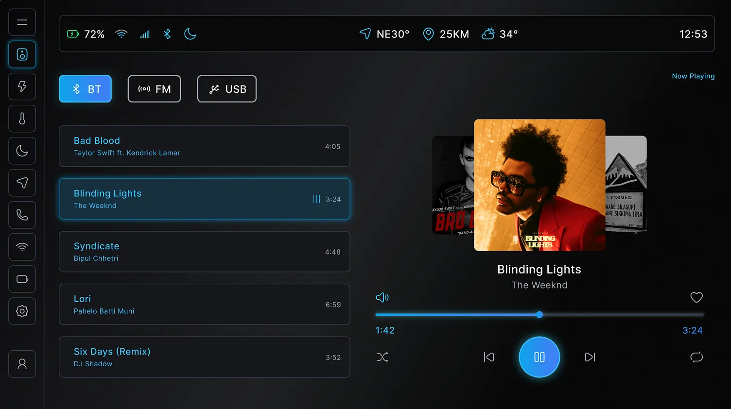Music Player UI